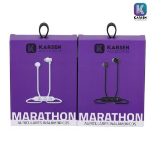 auricular bt deportivo karsen marathon blanco y negro