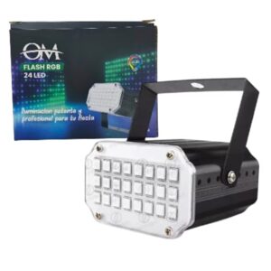 flash led om 623a 35w 24 led rgb