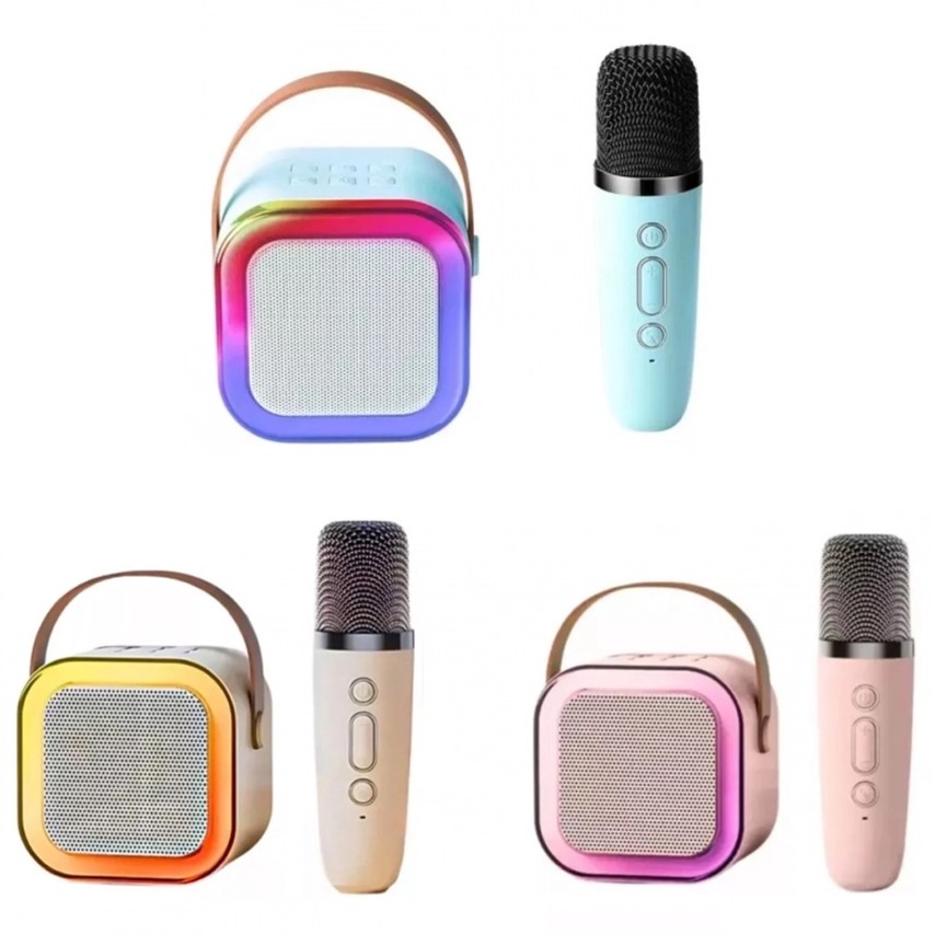 parlante 3" k12 c/microfono inalambrico 6w colores varios parlante 3" k12 c/microfono inalambrico 6w colores varios